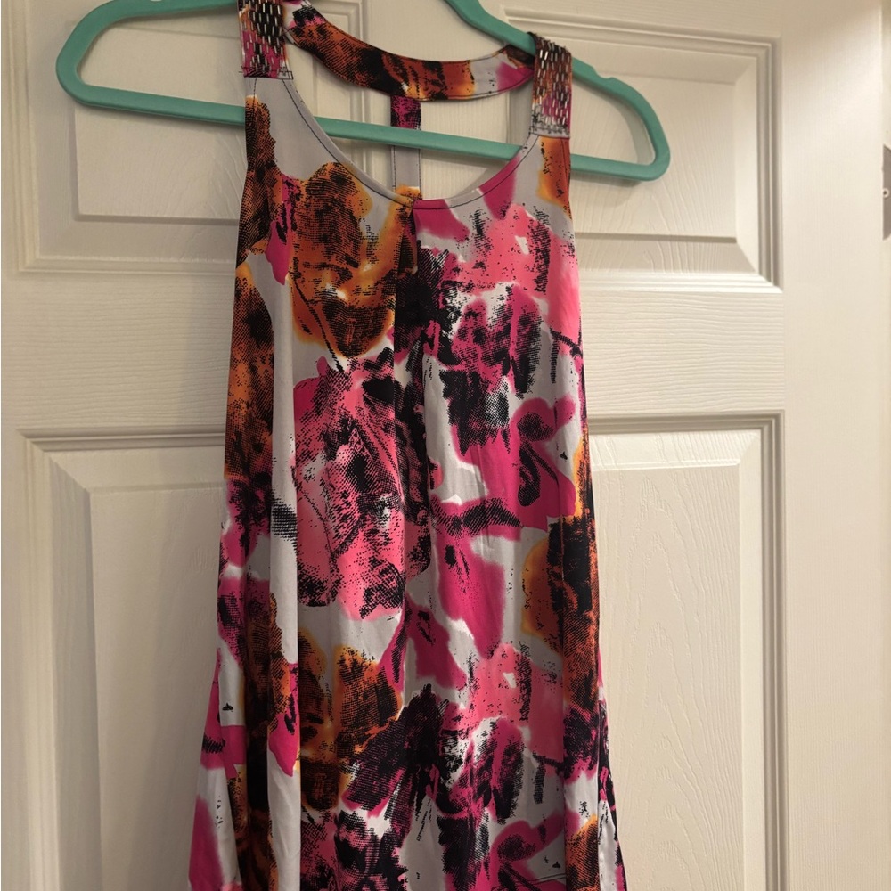 The Limited Multicolor Abstract Tank Top